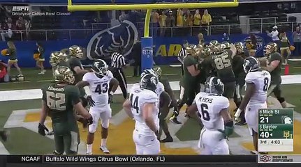 LaQuan McGowan of Baylor fat guy touchdown - cotton bowl