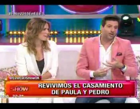 Paula en Este es el Show 4 (el casamiento del año) - 01 de Enero