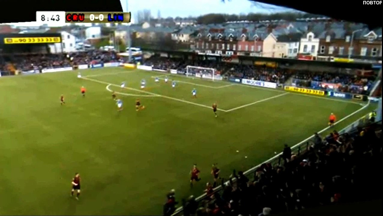 Crusaders F.C. 2 - 1 Linfield F.C. All Goals and Highlights 01-01-2015