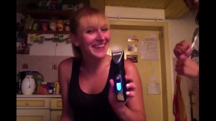 haircut and headshave not once, but twice!