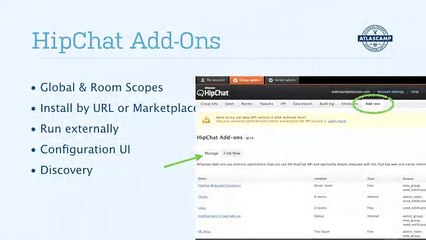 Installing HipChat Add-Ons