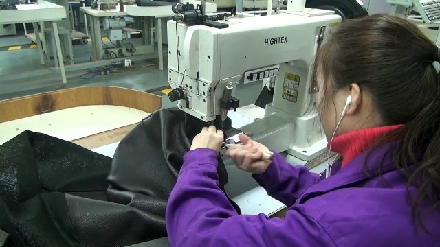 Machine à coudre pour canapés en cuir avec fil épais