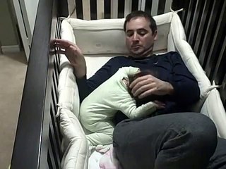 Cute Little Baby Girl And Her Daddy