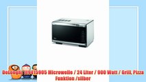 DeLonghi 119415905 Microwelle / 24 Liter / 900 Watt / Grill Pizza Funktion /silber