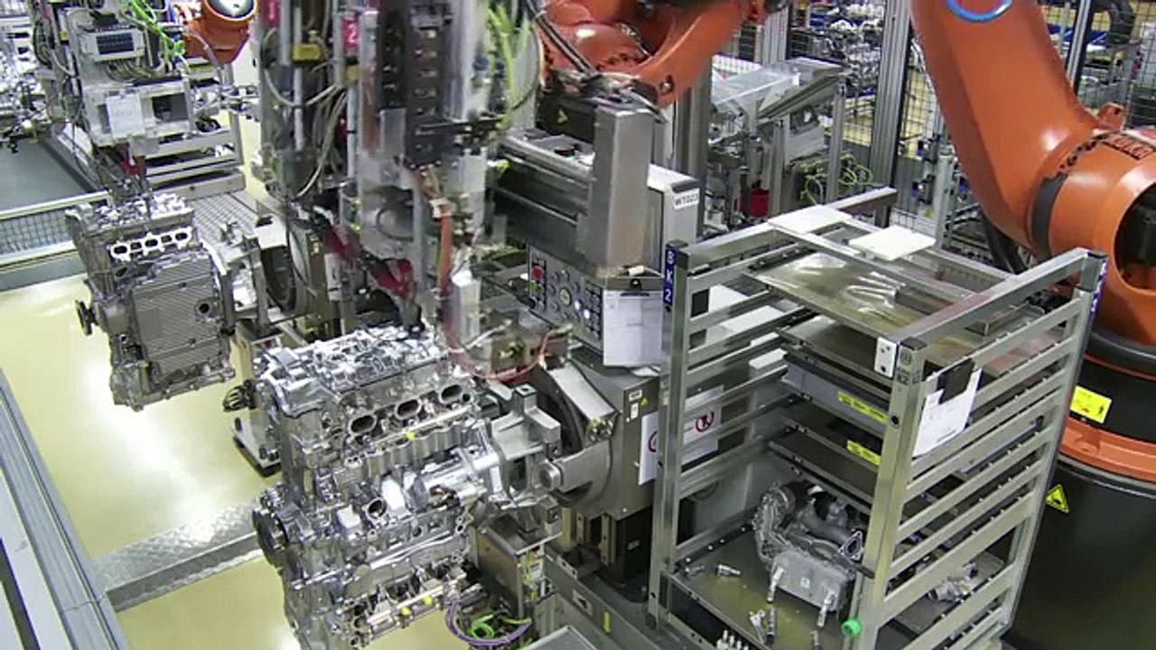 Porsche 911 Engine Plant Assembly Line
