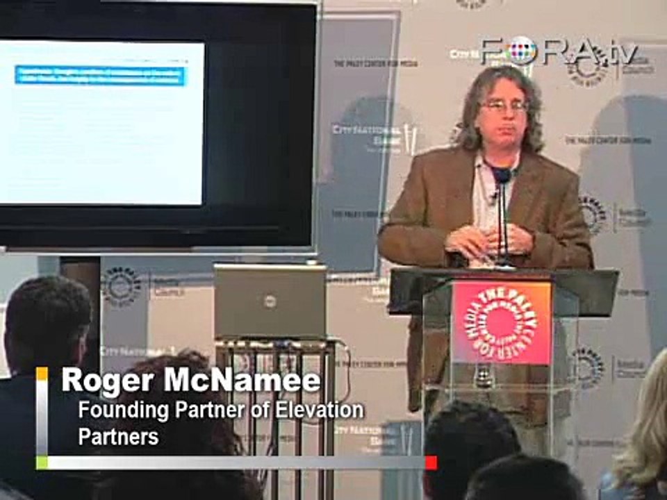 Roger McNamee Says 'Google Is Done'
