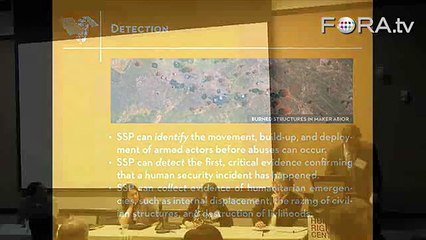 Satellite Sentinel Project: Protecting Civilians