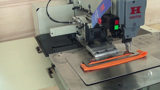 Automate de couture à contrôle électronique pour sangles d'arrimage