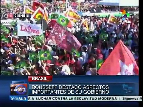 Dilma Rousseff asume su segundo mandato como presidenta de Brasil