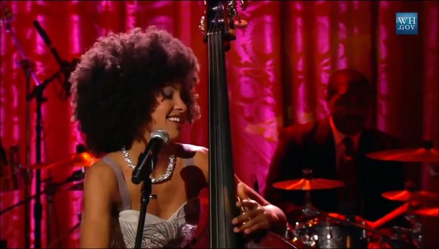 ESPERANZA SPALDING OVERJOYED AT THE GERSHWIN PRIZE FOR STEVIE WONDER...