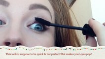 HOW TO Quick Smokey Cat Eye Makeup TUTORIAL Using Eye Liner! Get Ready With Me!
