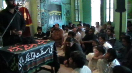 Zakir Syed ALi Naqi Imam Bargha Hassan Mujtaba a.s Part 1/2