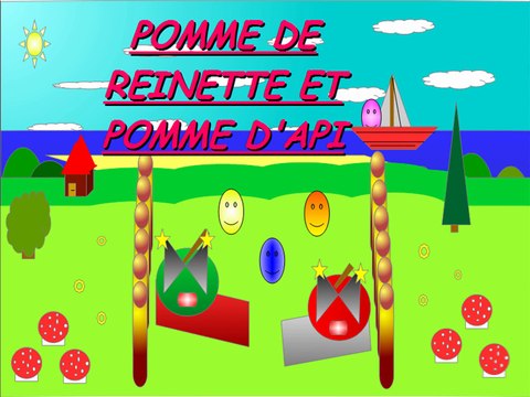 Pomme de reinette et pomme d'api comptines comptine enfants enfant chanson musique