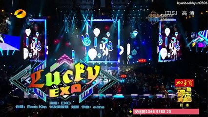 [ENG SUB] 141231 EXO Hunan TV New Year Greetings + Lucky