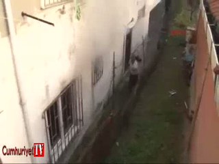 Yangın dehşetinden kurtulan çocuk "tabletim yandı mı?" diyerek ağladı