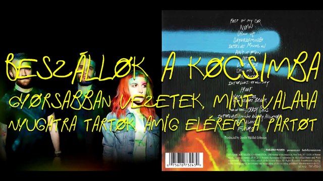 Paramore - Proof/Bizonyíték magyar felirattal