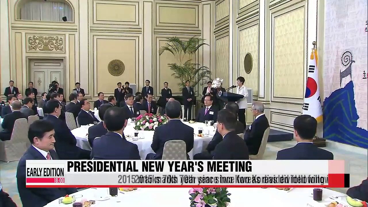 Pres. Park pledges 'realistic' plans for reunification