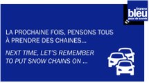France Bleu, on fait la route ensemble ...même sur la neige !
