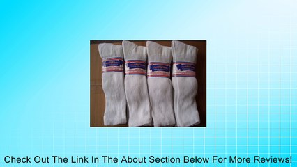 OVER THE CALF DIABETIC SOCKS, SIZE13-15 COLOR WHITE,USA,12 PAIR,PHYSICIANS CHOICE Review