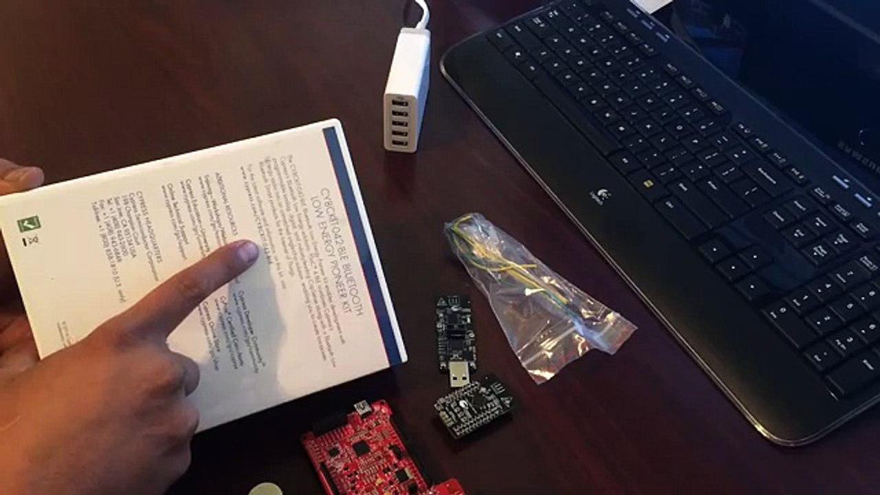 Unboxing the Cypress PSoC4 BLE Kit