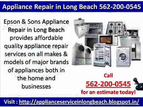 Appliance Repair in Long Beach (562) 200-0545