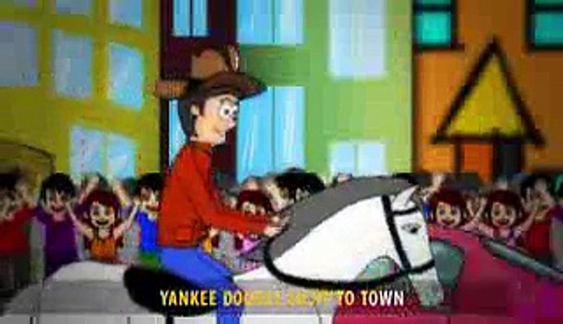 ⁣Yankee Doodle Went To Town | American Patriotic Song With Lyrics