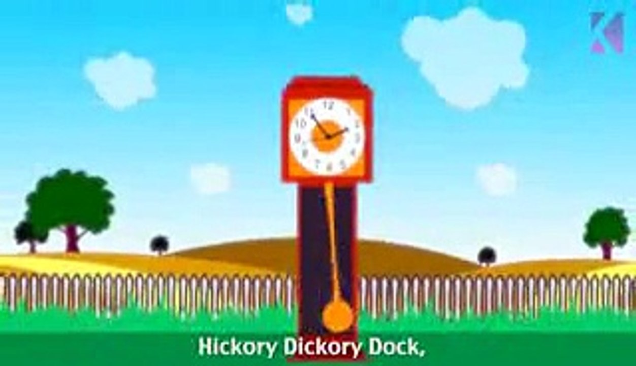 Hickory Dickory Dock | Nursery Rhyme With Lyrics
