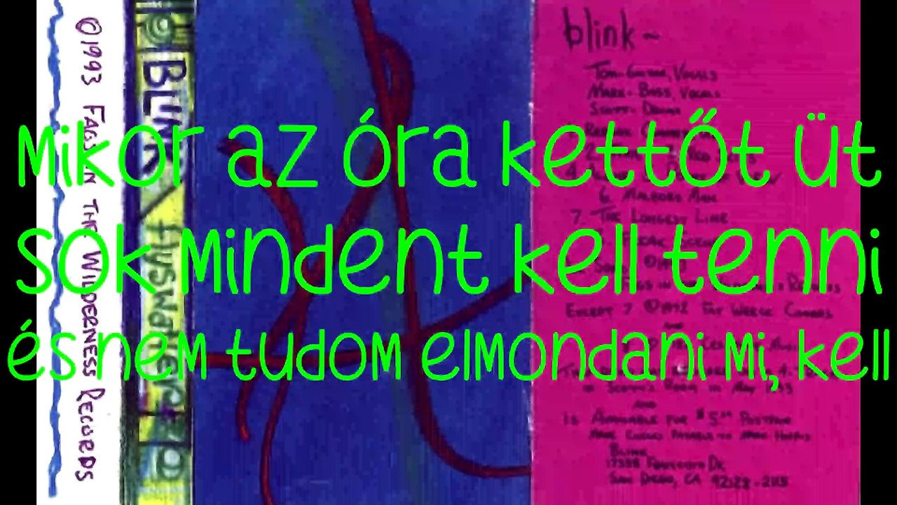 blink-182 – Time/Idő magyar felirattal