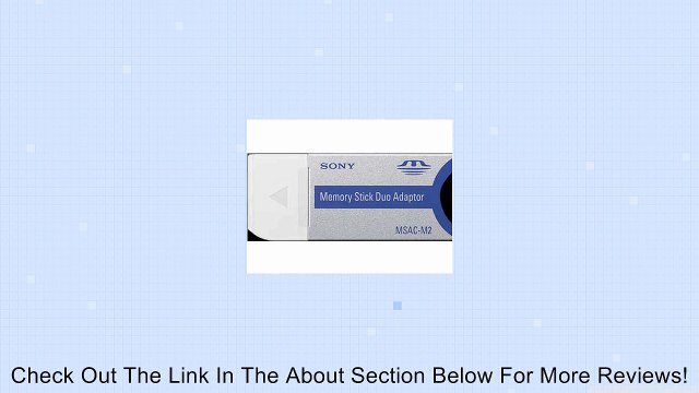 New - ADAPTER, MEMORY STICK DUO ADAPTER - MSAC-M2 Review