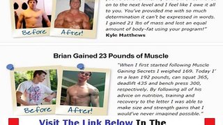 Muscle Gaining Secrets Review My Story Bonus + Discount