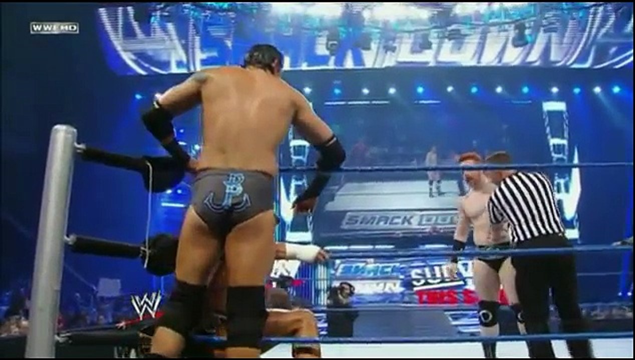 Wade Barrett & Cody Rhodes vs Randy Orton & Sheamus - WWE Smackdown November 18, 2011
