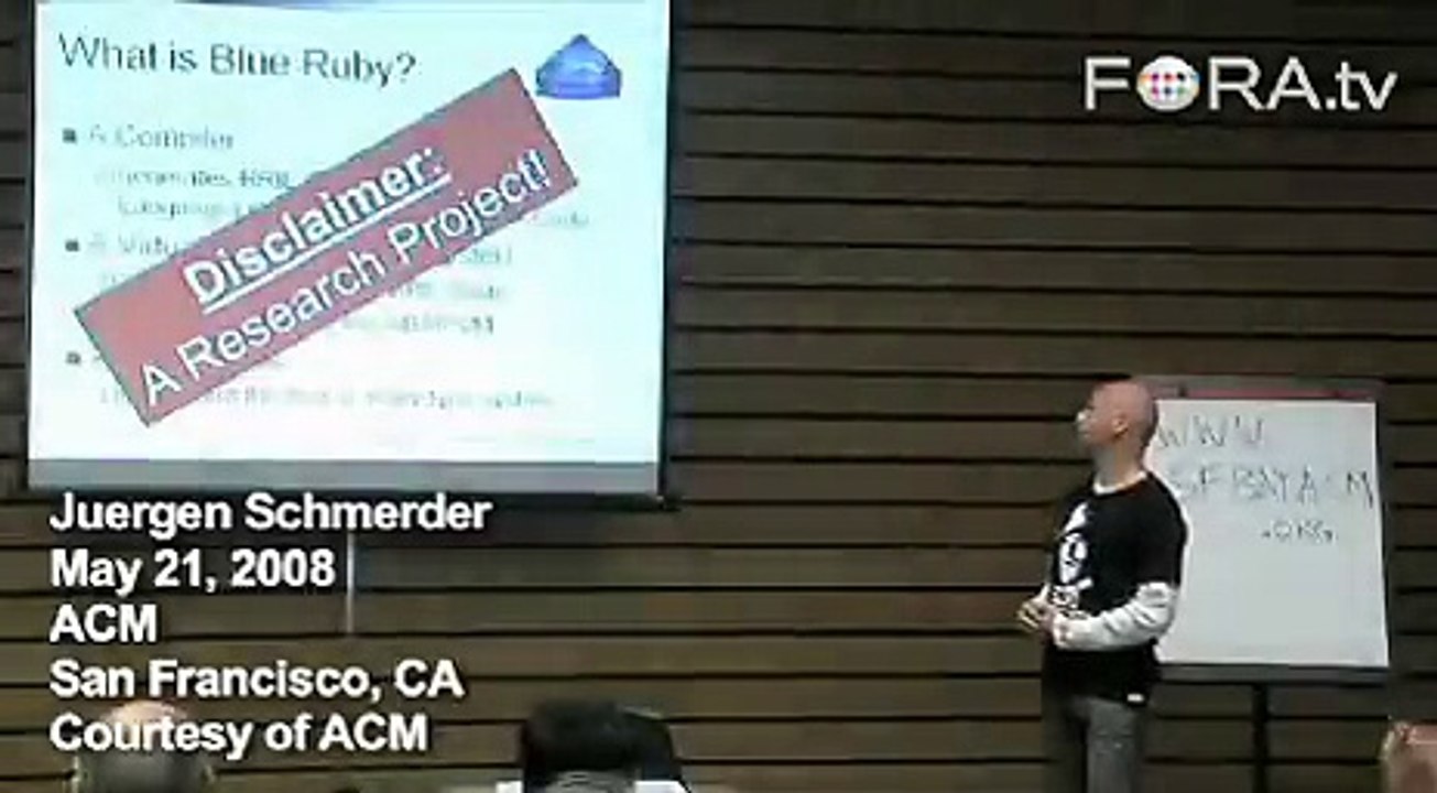 Juergen Schmerder Describes Blue Ruby