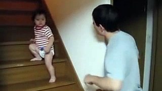 Cutest Baby and Dad fight ever