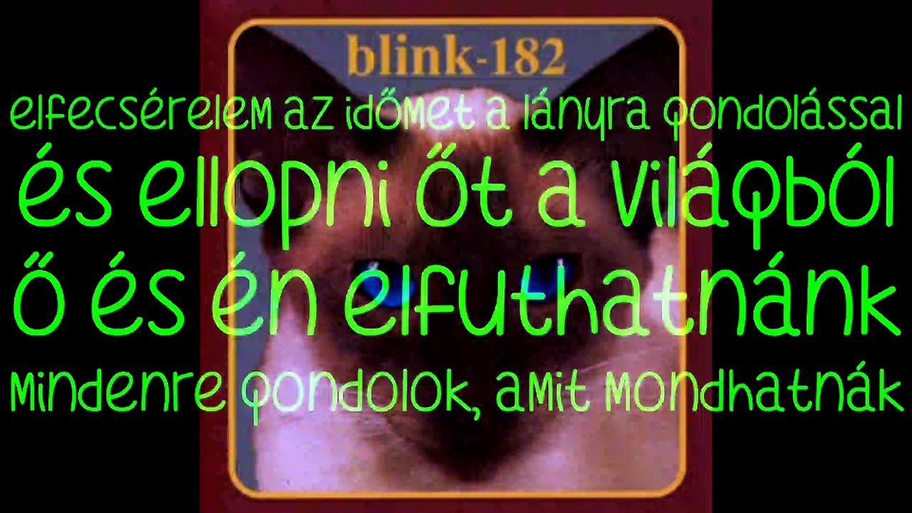 blink-182 – Wasting/Time Elfecsérelt Idő magyar felirattal