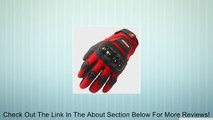 Street Bike Motorcycle Gloves A9 Red Review
