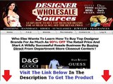 Designer Wholesale Sources Ebook   DISCOUNT   BONUS