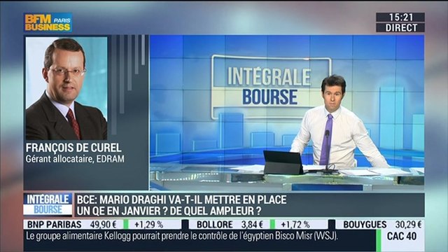 BCE: Mario draghi va-t-il mettre en place un QE en janvier ?: François de Curel - 02/01