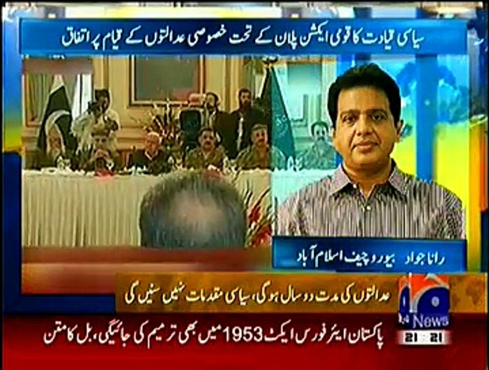 Geo News 9pm Bulletin ~ 2nd January 2015 - Live Pak News