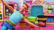 Play Doh Shopkins Mike The Merman Barbie Watermelon DisneyCarToys Small Mart Vending Machine Bakery