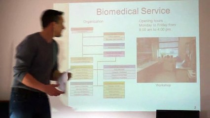 Présentation des Services Biomédicaux : Un Défi pour Damien 🇬🇧