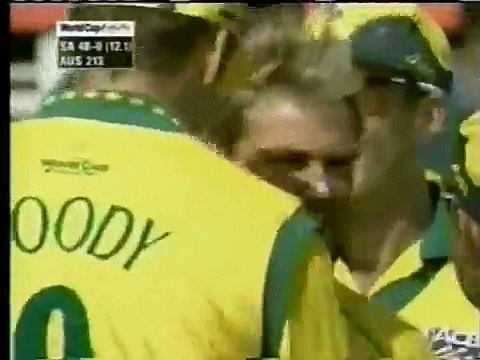 3 Superb Shane Warne Wickets 1999 World Cup Against South Africa - Shane Warne the Game Changer