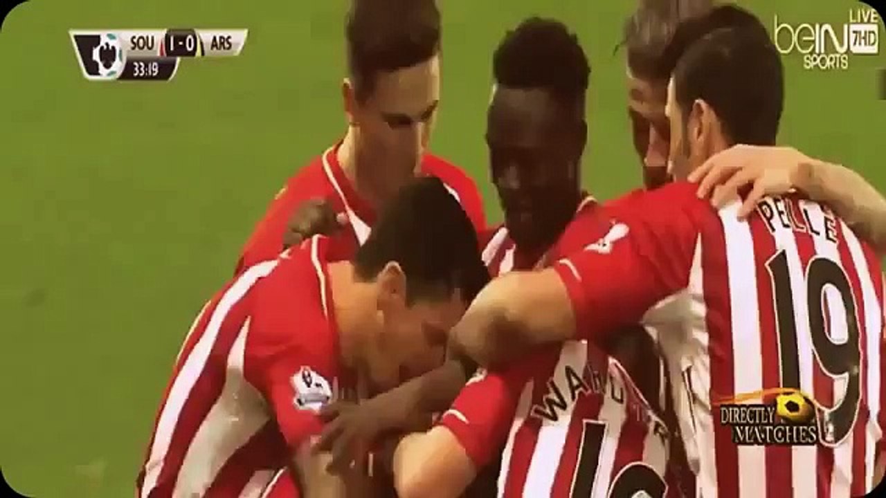 [PREMIER LEAGUE] Southampton vs Arsenal 2 0 All Goals & Highlights 2015