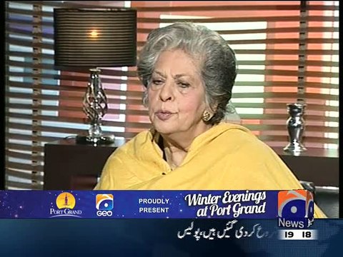 Sohail Waraich Interviews Begum Abida Hussain Jan 02 2014