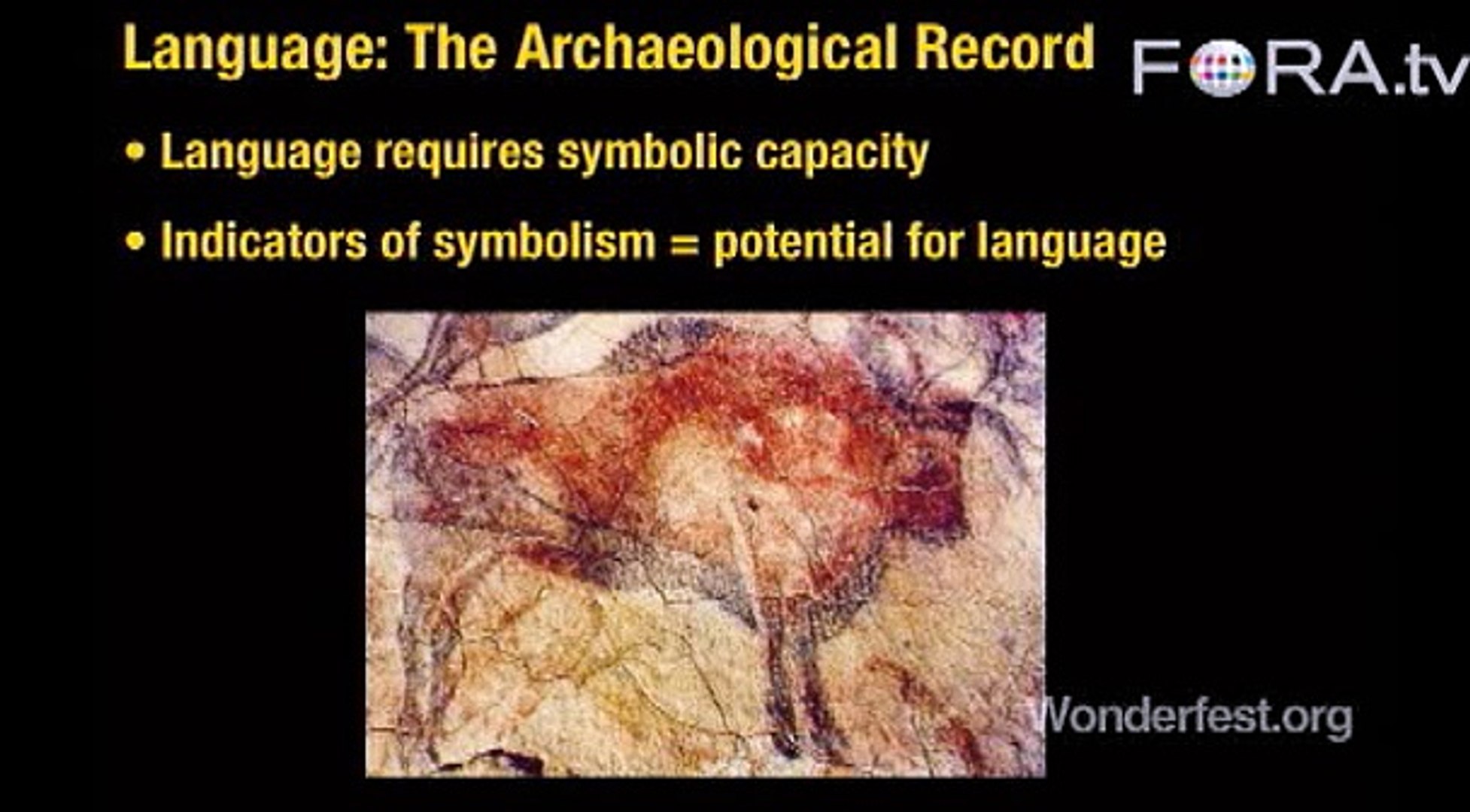 ⁣The Origin of Language? Check the Archaeological Record