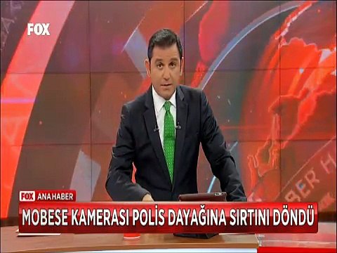 Coplar devreye girince Mobese kamerası polis dayağına sırtını döndü
