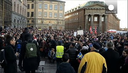 İsveç'teki cami saldırıları protesto edildi