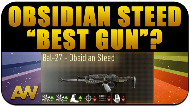 COD Advanced Warfare: Bal-27 Obsidian Steed - Rare Supply Drops Weapon Review (Call of Duty AW)