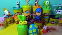 Play Dough surprise eggs peppa pig Hello kitty Mike The knight kinder surprise 2015
