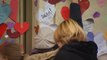 Heart-shaped messages of support left at Swedish mosque after arson attacks