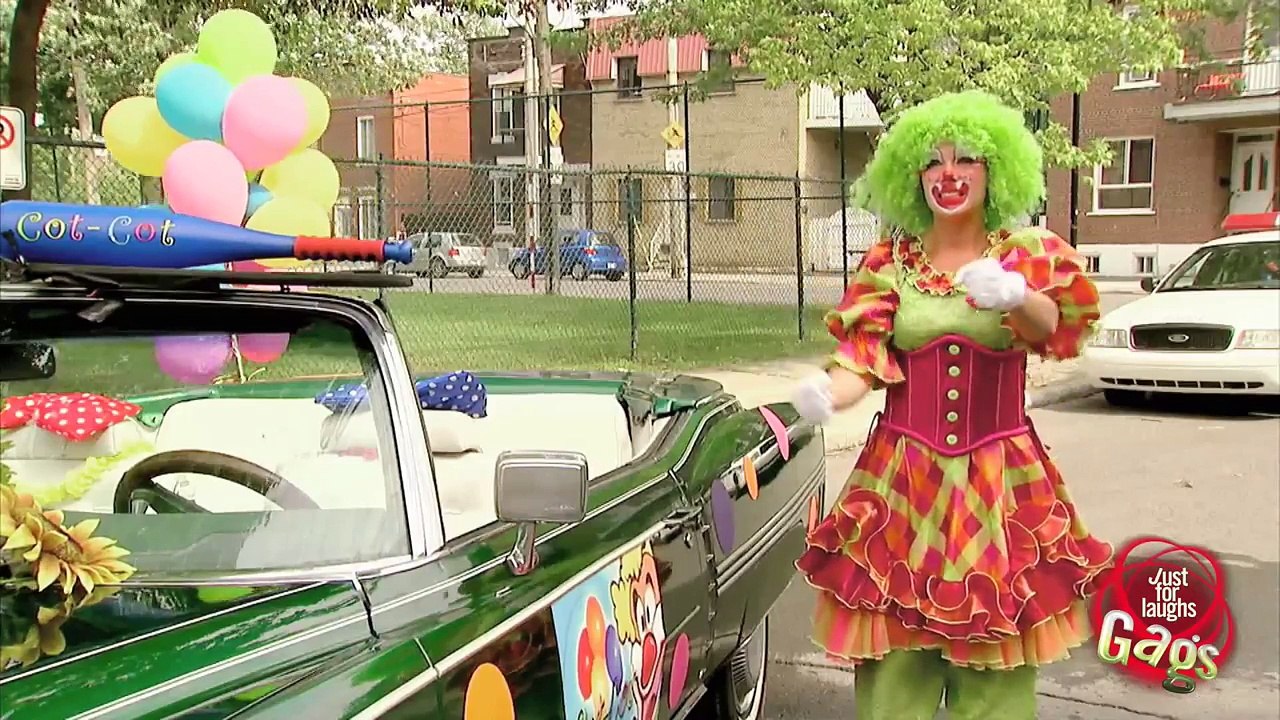 Clown Soaks Cop